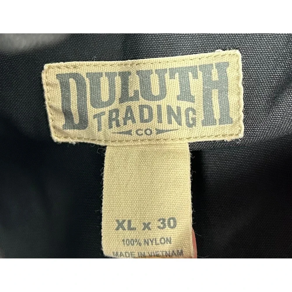 Duluth Trading Co. Cargo Pants Mens XLx30 Black Mid Rise Outdoor Utility Pockets